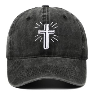 Wholesale Cross Embroidered Cotton Baseball Caps