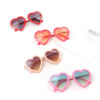 Wholesale Heart Colorful Gradient Kids Sunglasses AC