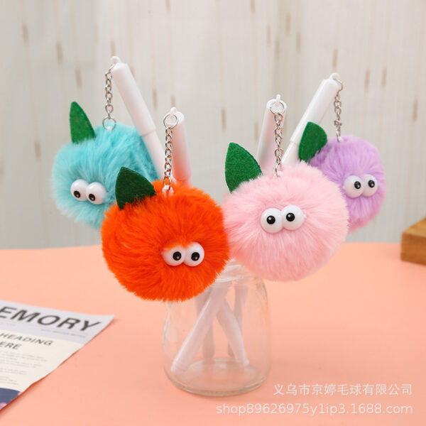 Wholesale Large Eye Plastic Plush Cartoon Ballpoint Pens