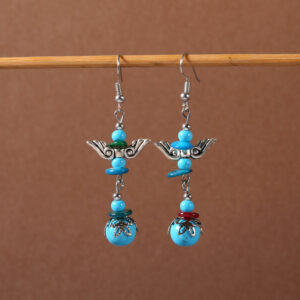 29-antique turquoise earrings