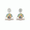 O1CN01tC5SU01ZFcHx4TTiB_1794553165-0-cib Wholesale Acrylic Printed Rainbow Book Color Crayon Castle Earrings