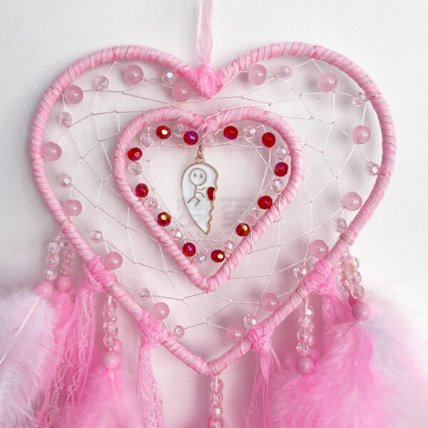 O1CN01tCO4nV2DVGf0UmGxp_2200613278614-0-cib Wholesale Hollow Heart Dream Catcher Decoration Ornaments