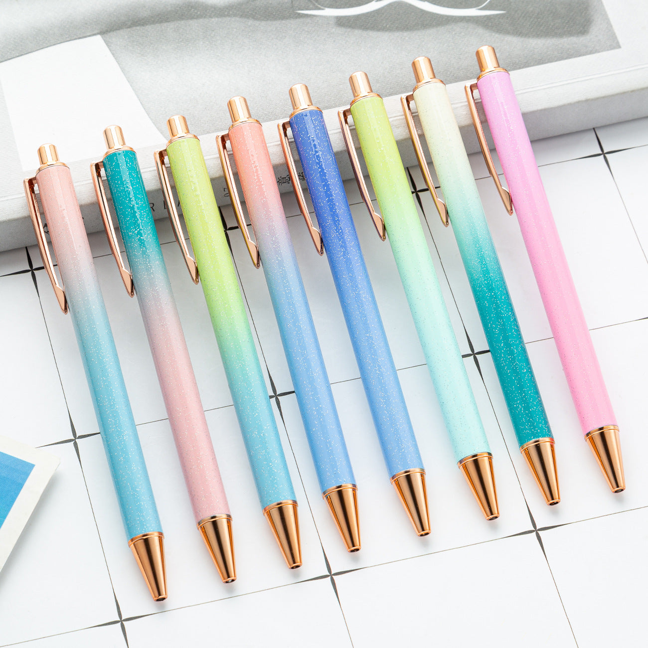 Wholesale Creative Glitter Metal Ballint Pen