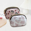 Wholesale Cute Cow Mini PVC Double Zipper Zero Wallet