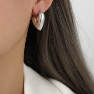 F1028-Steel earrings