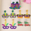 O1CN01tJ26601T3MFwyVn3C_2677772326-0-cib Wholesale Carnival Mask Acrylic Mardi Gras Earrings