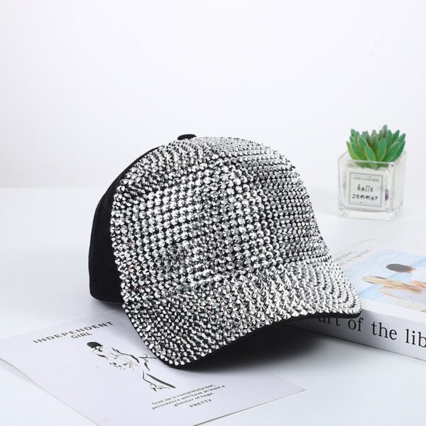 O1CN01tJeLBO2CZ6Fj5OhwT_2215078058487-0-cib Wholesale Cotton Handmade Diamond Studded Baseball Caps