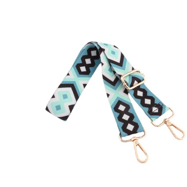 Wholesale Nylon Color Stripe 38mm Adjustable Shoulder Strap