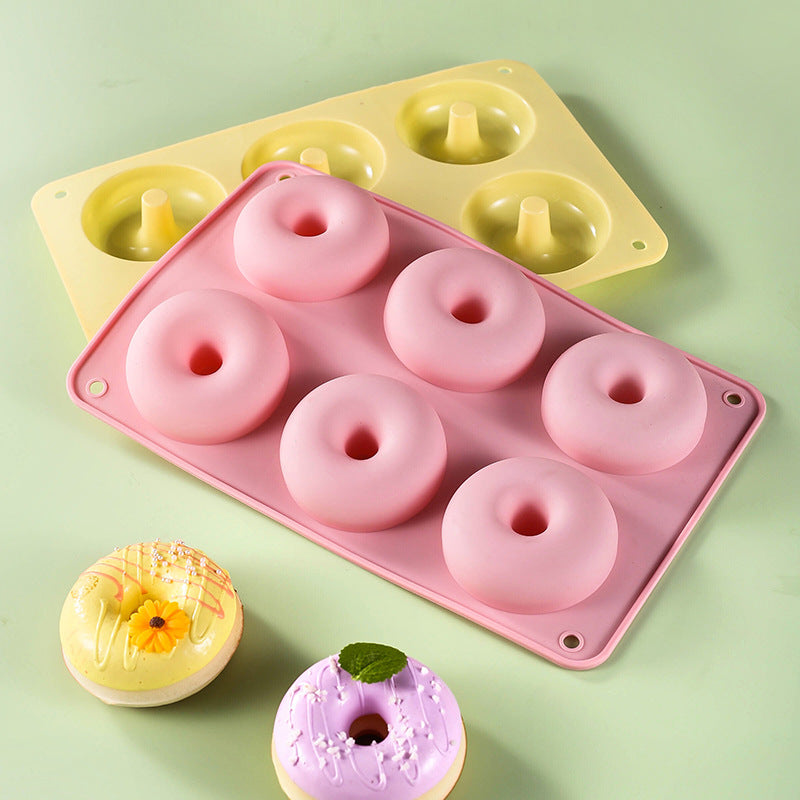 Wholesale Silicone 6-piece Donut Cake