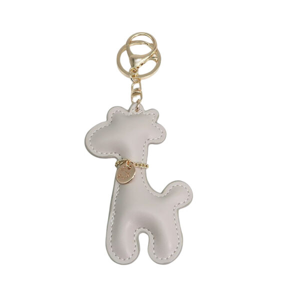 O1CN01tN2S2p24iFBBPBmqC_2208109567424-0-cib-3 Wholesale Giraffe PU Cartoon Keychain