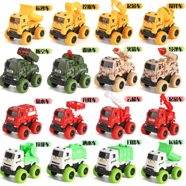 Wholesale of Children's Toys, Four-wheel Drive Inertia Stunt Plastic Off-road Vehicles