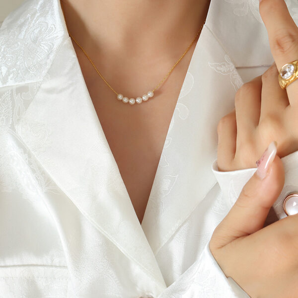 O1CN01tOK0uT1QDTwfkeVfA_2458611942-0-cib Wholesale Imitation Pearl Round Beads Titanium Steel Gold Plated Necklace