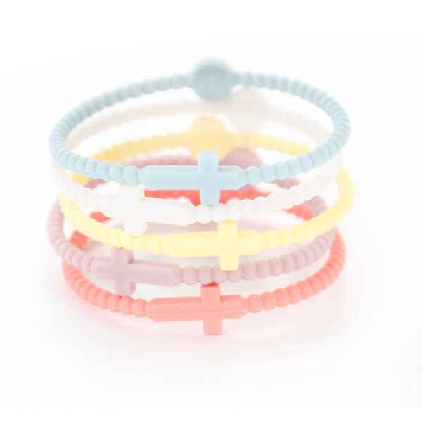 Wholesale Cross Silicone Bracelet