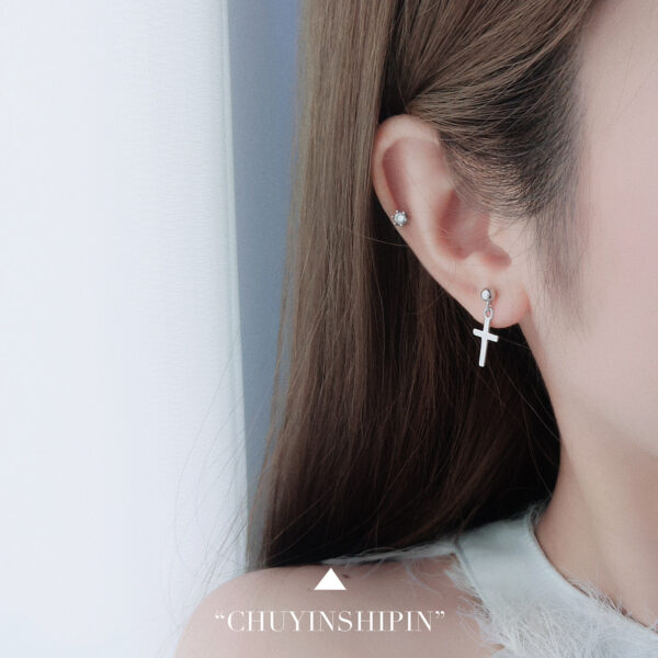 O1CN01tRRoJ21FUSy1gk5cu_2053730490-0-cib Wholesale S925 Cross Sterling Silver Earrings