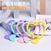 Wholesale Mobile Phone Anti-loss Silicone Heart-shaped Hanging Ring Key Chain