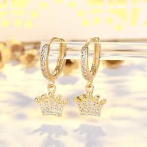 Crown Ear Buckle (14K Gold)