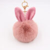 Wholesale Rabbit Ears Fur Ball Keychain Plush