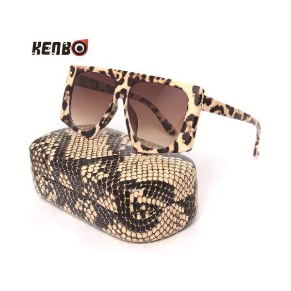 O1CN01tVagYX2CPwBITjbZe_2209890438467-0-cib Wholesale Square Frame Leopard Print Large Frame PC Sunglasses