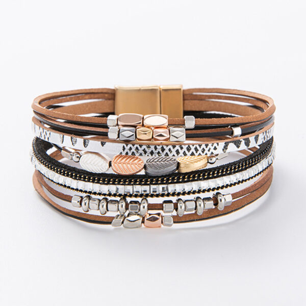 Wholesale Boho Leather Multi-layer Bracelet