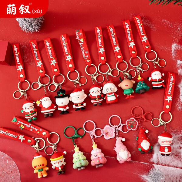 O1CN01tXlyMl2BkixAbxZev_2210259538377-0-cib Wholesale Christmas Cute Snowman Cartoon Keychains