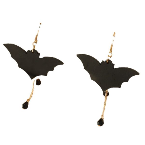 Wholesale Halloween Bats Black Diy Acrylic Earrings