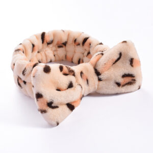 31#Coffee leopard print (bow headband)