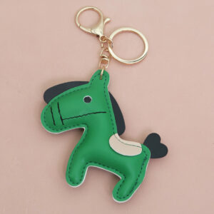 Mouth sewn horse green