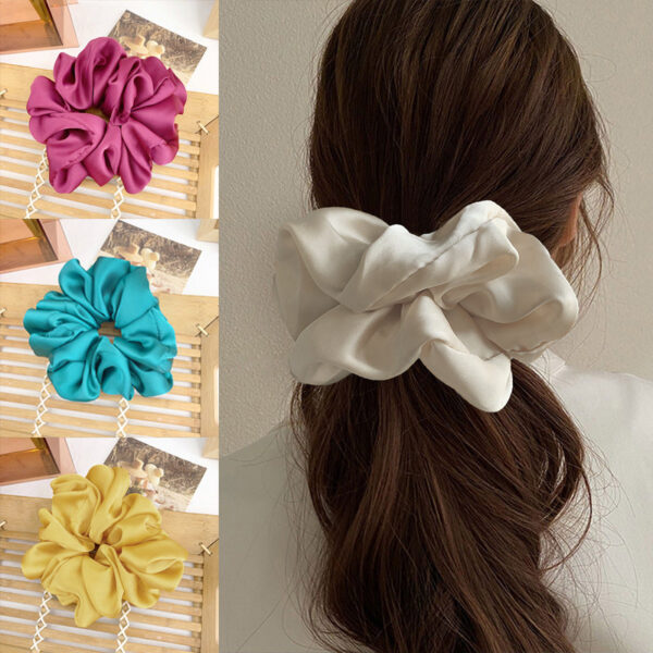O1CN01tZwDXL1Fdce3OsBBK__1094600510-0-cib Wholesale Oversized Hair Loops, Smooth Satin Fabric Hair Ropes