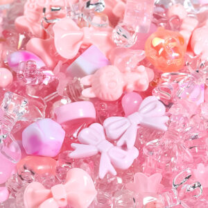 Pink / About 500 g/bag (mixed at random)