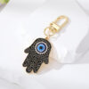 Wholesale Hand of Fatima Drip Oil Devil Eye Pendant Keychains