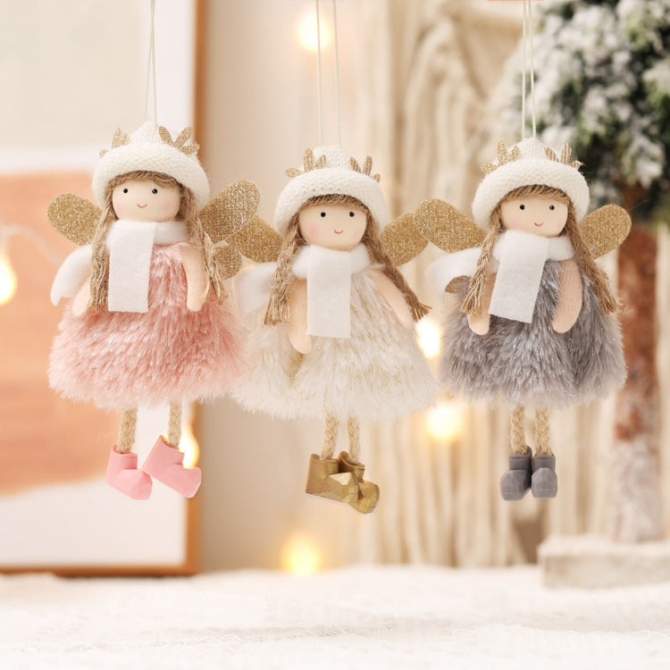 Wholesale Hats Deer Antlers Girls Angel Fabric Decorative Pendants