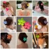Wholesale ABS Colorful Flower Hair Clips