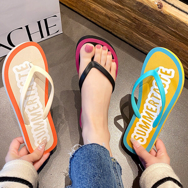O1CN01tj27se1XQwwpyAKl4__2212269772919-0-cib Wholesale PVC Candy Color Casual Flip Flops
