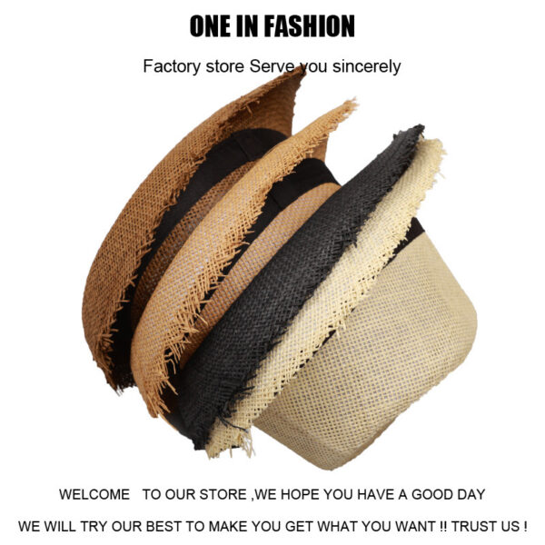 O1CN01tkHz4d1JyTLfeKsLP_2209703131097-0-cib Wholesale Beach Hat, Sun Protection Hat, Outdoor Beach Straw Hat, British Hat