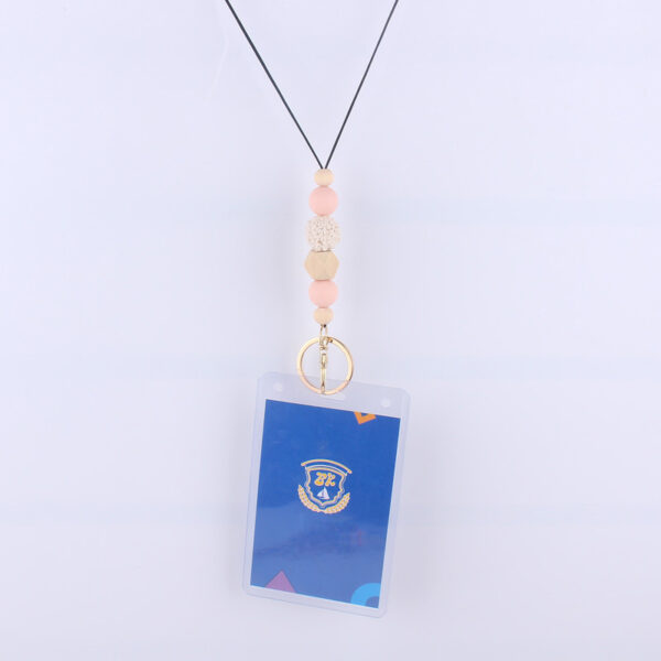 O1CN01tknFkC1NrNhhefJLo_2214899881623-0-cib Wholesale Silicone Beaded Lanyard ID Keychain