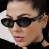 Wholesale Elliptical Small Frame PC Sunglasses
