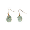 Wholesale Natural Crystal Irregular Rough Stone Handmade Earrings