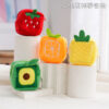 Wholesale Fruit Series Plush Coin Purse Keychain