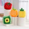 Wholesale Fruit Series Plush Coin Purse Keychain