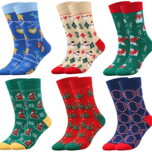 Wholesale New Christmas Men's Cotton Socks