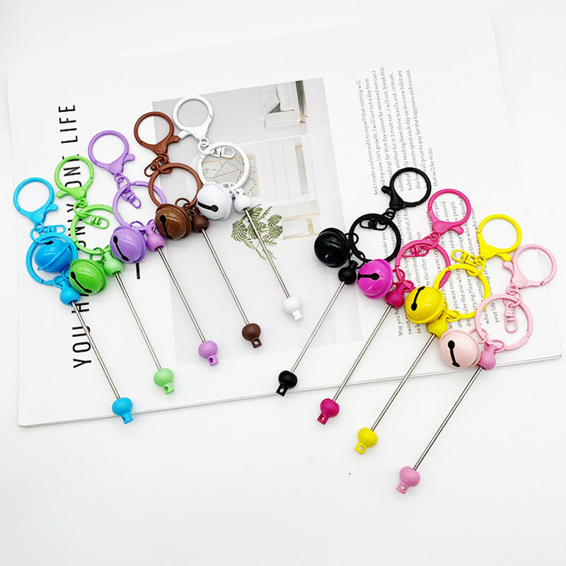 Wholesale DIY Candy Colored Bead Cute Keychains