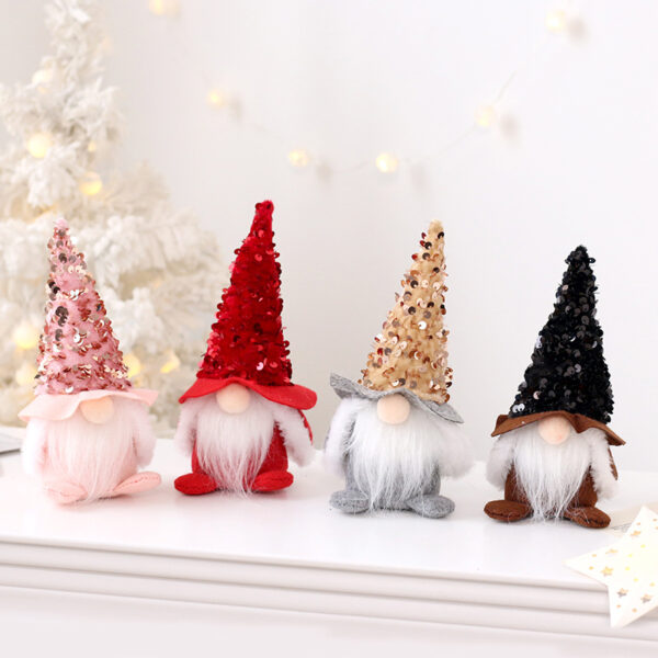 O1CN01ttlBCs1CGmFuYDeJN_981750054-0-cib Wholesale Christmas Sequins Faceless Santa Claus Doll Gandalf Doll Non-woven Fabric Ornament