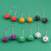 Wholesale Polygon Dice Acrylic Earrings