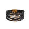 Wholesale Leopard Magnetic Buckle Leather Bracelet