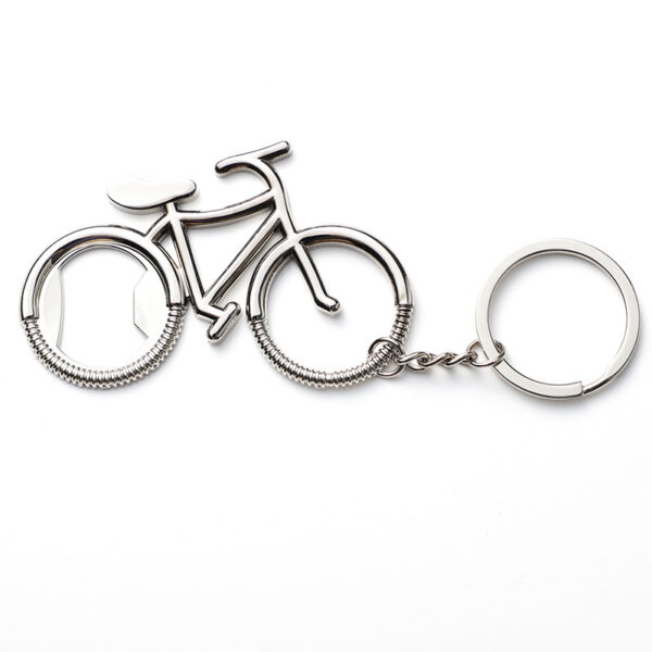 Wholesale Bicycle Bottle Opener Metal Keychains