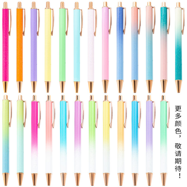 Wholesale Creative Glitter Metal Ballpoint Pen