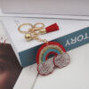 Wholesale Creative Rainbow Hot Diamond Keychain