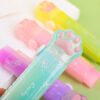 Wholesale PVC Cat Claw Push Pull Eraser