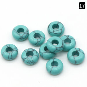 5X10mm blue turquoise (synthetic)