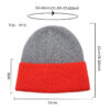 Wholesale Autumn and Winter New Color Matching Cold and Warm Knitted Acrylic Wool Hat